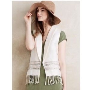 Anthropologie boho vest